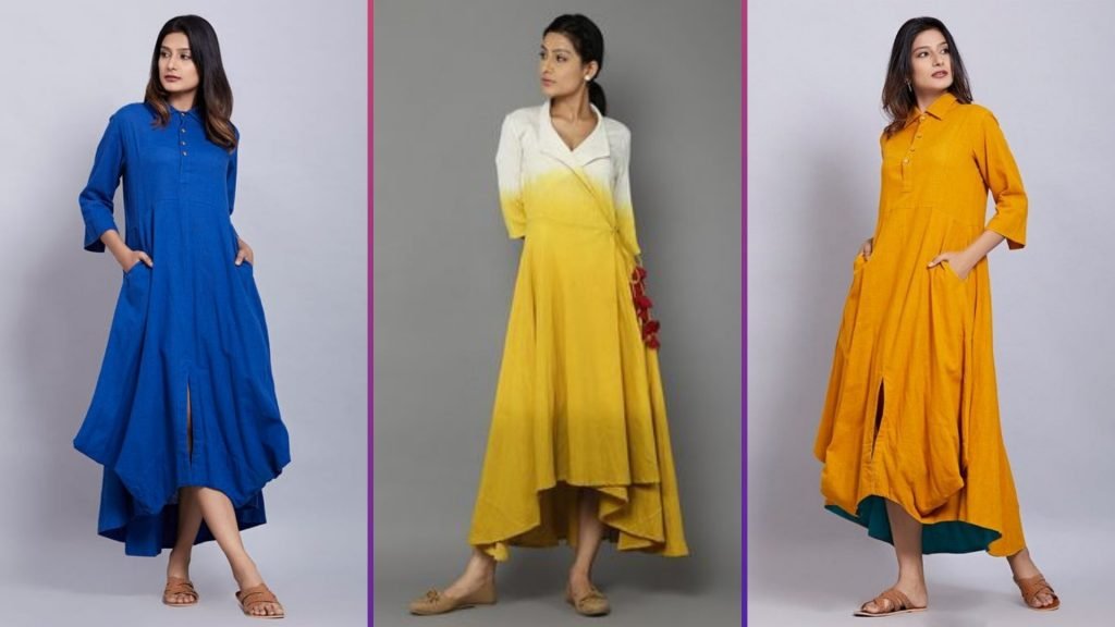 high low collar kurti designs 2019