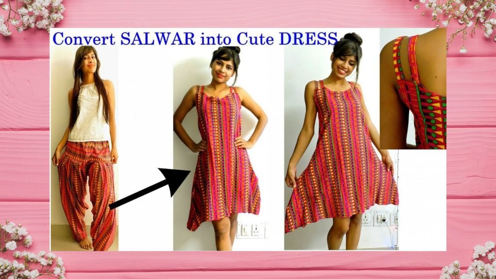 Reuse OLD SALWAR to Make Dress